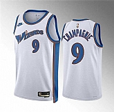 Men's Washington Wizards #9 Justin Champagnie White Classic Edition Stitched Basketball Jersey Dzhi,baseball caps,new era cap wholesale,wholesale hats